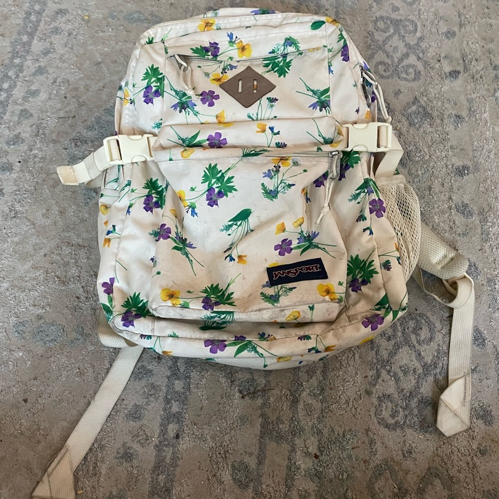 Floral Jansport Backpack